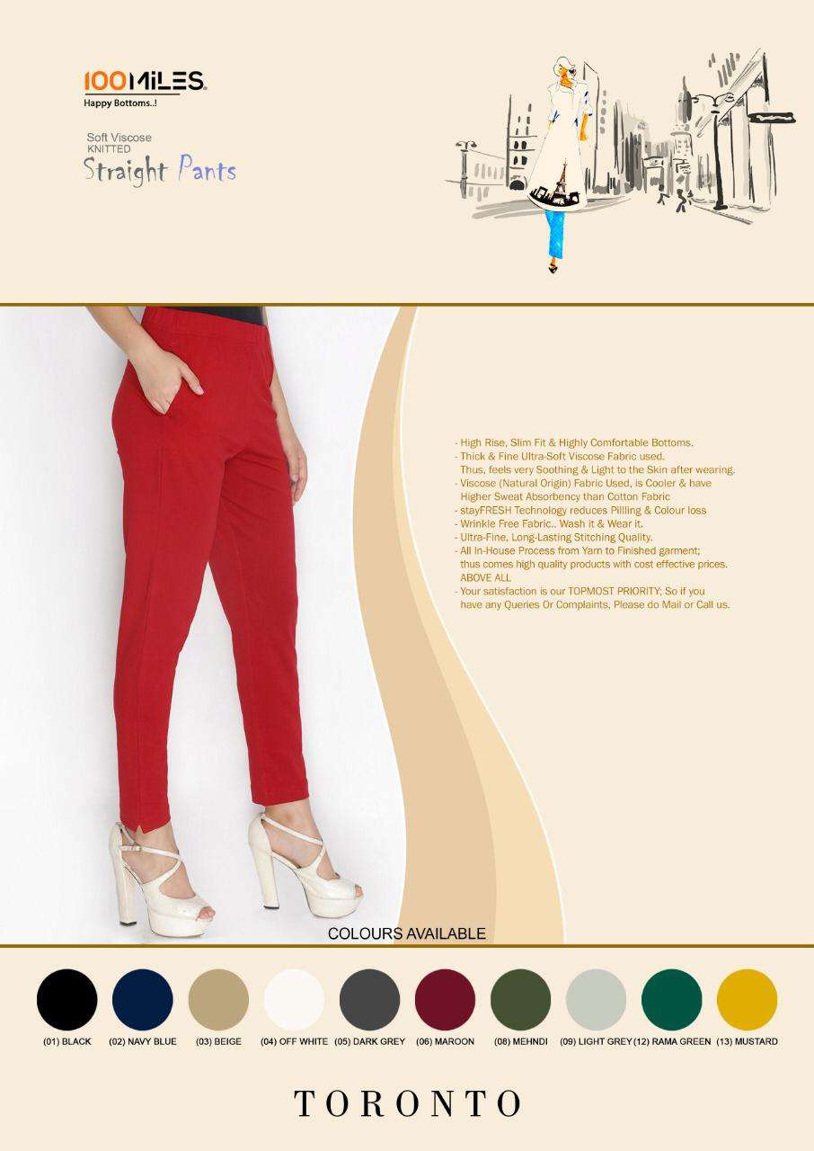 91SHADES TORONTO VISCOSE ELEGANT LOOK PANT COLOUR SET