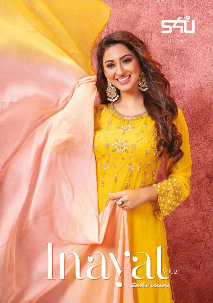 S4U BY SHIVALI INAYAT GEORGETTE REGAL LOOK INDO WESTERN CATALOG