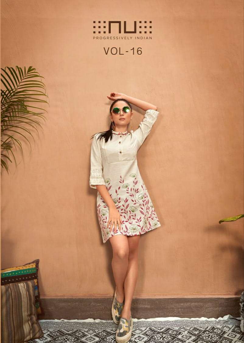 NU NU VOL 16 COTTON NEW AND MODERN STYLE SHORT TOP CATALOG