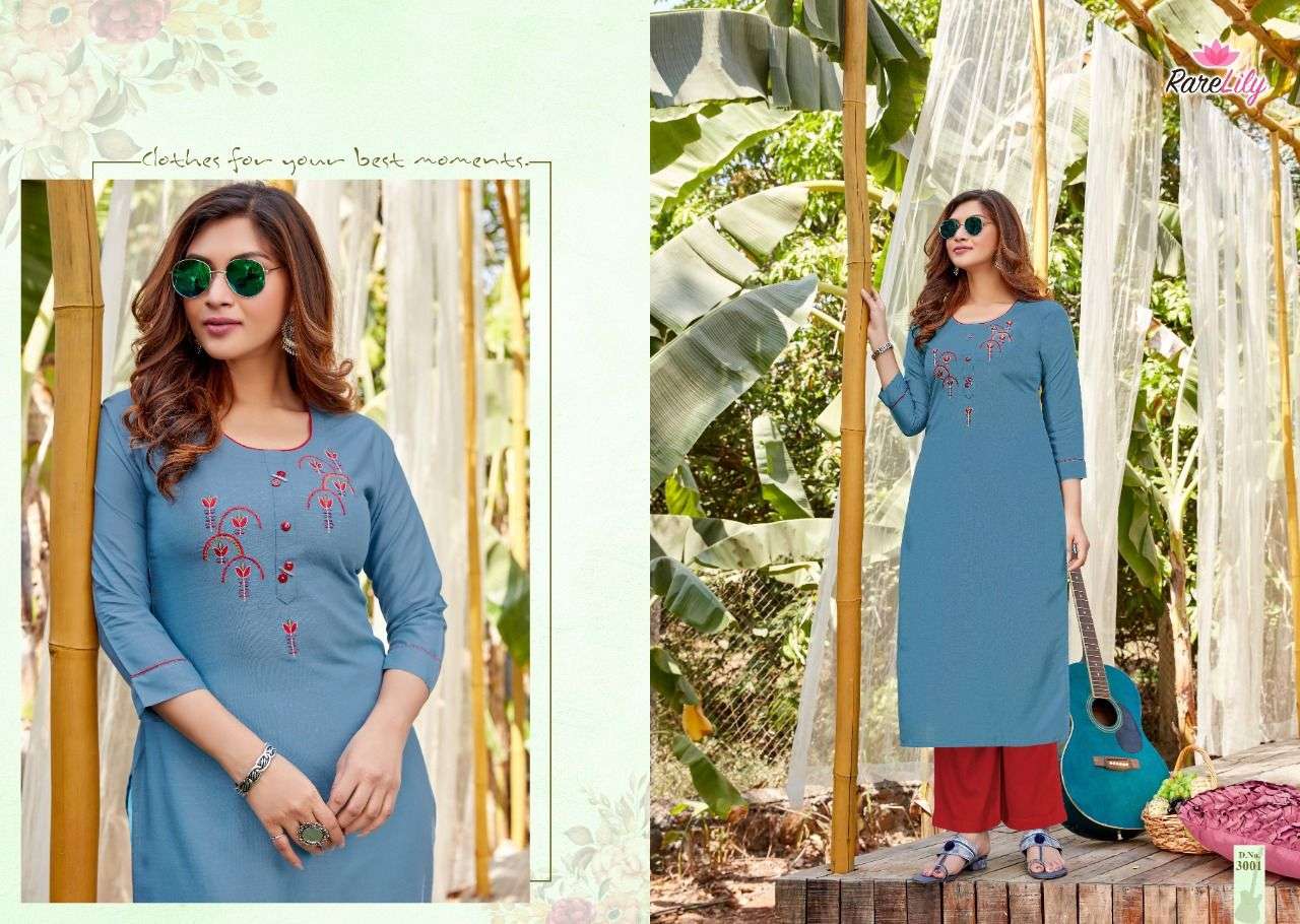 THE WOMENS THREAD OVI RAYON SLUB ASTONISHING KURTI CATALOG