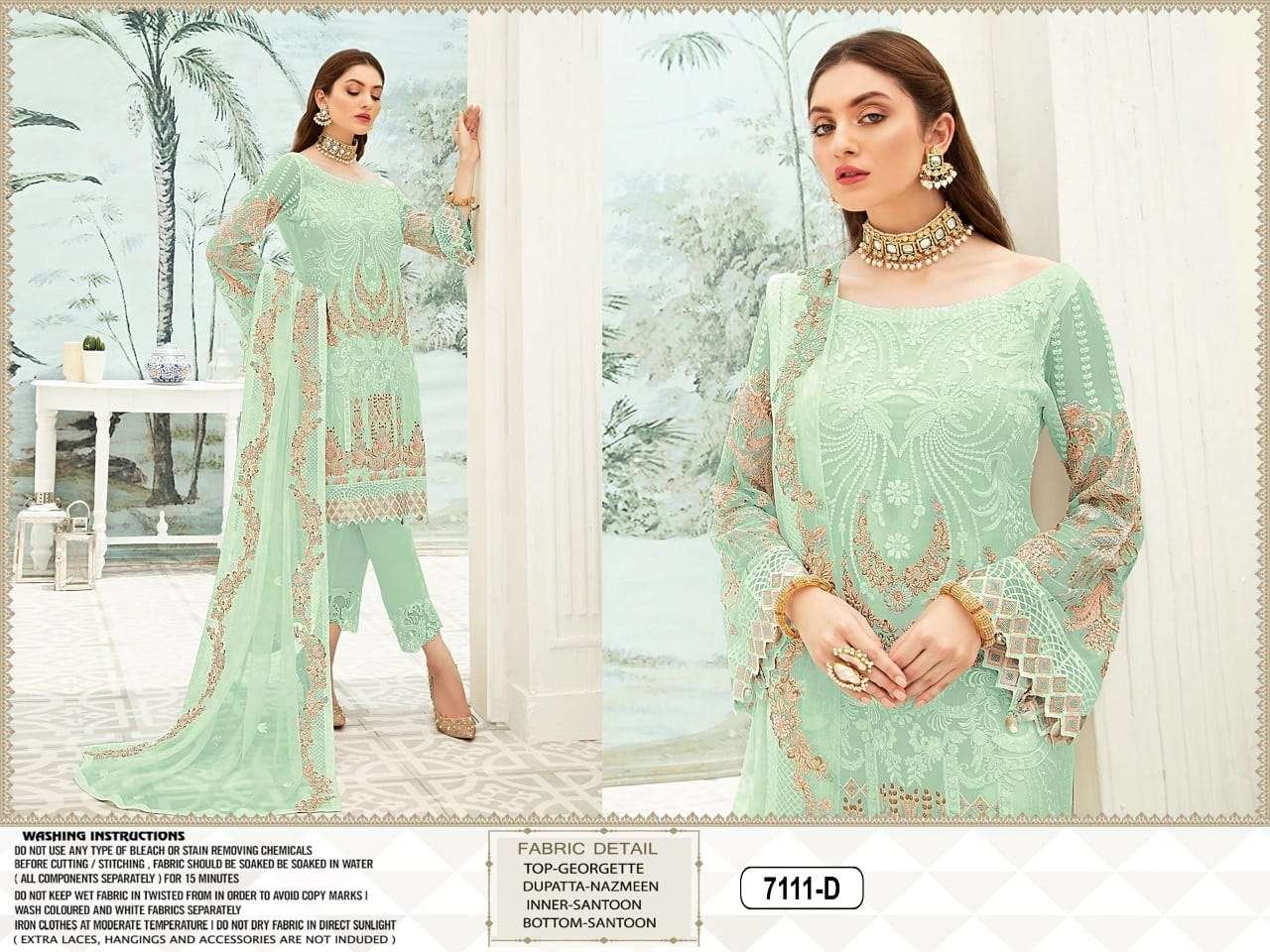 THE WOMENS THREAD TWT 7111 FANCY CLASSIC TRENDY LOOK SALWAR SUIT CATALOG