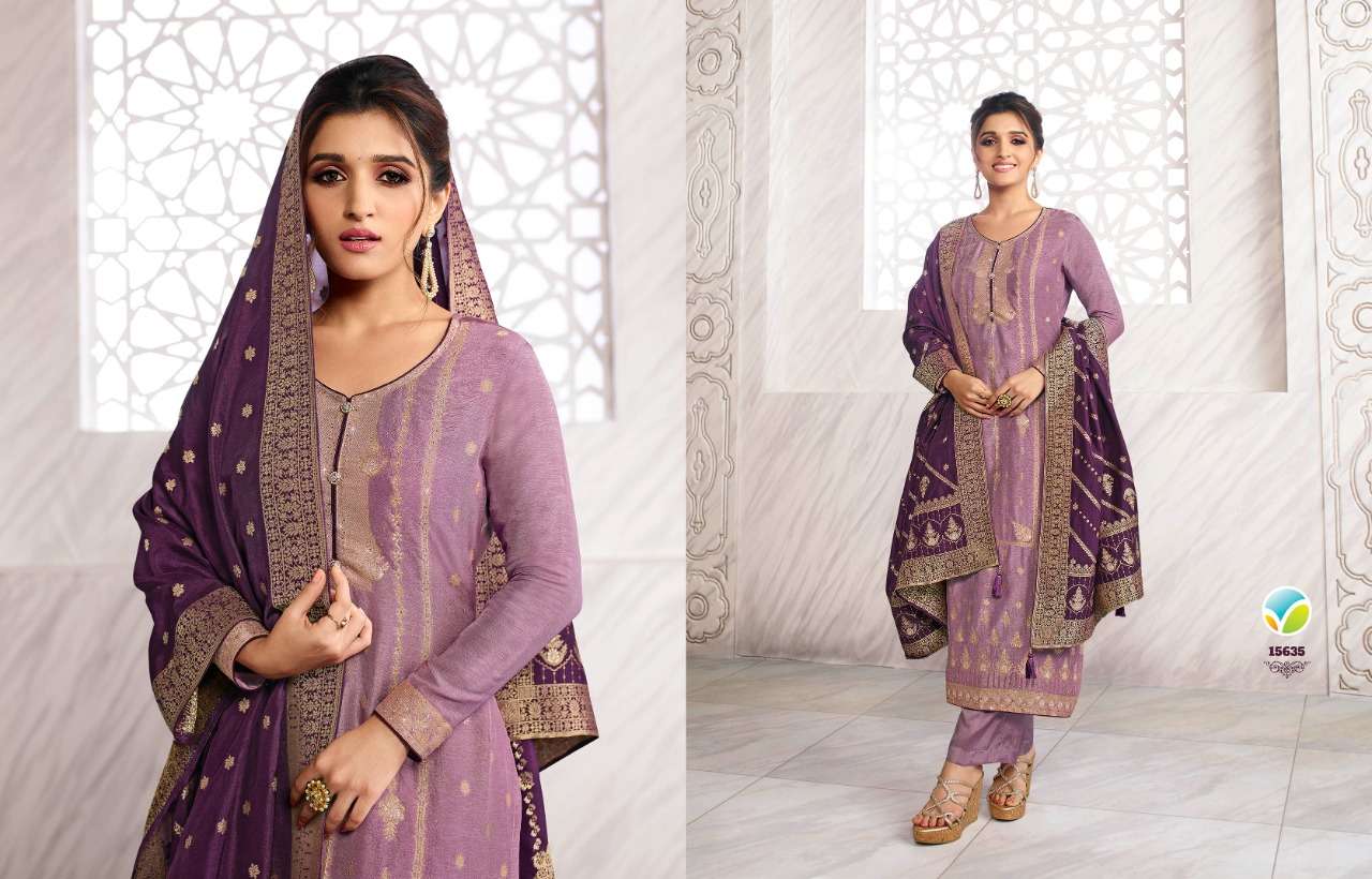 VINAY FASHION KASEESH ZARDOSI 2 HITLIST DOLA JAQUARD GEORGETTE ELEGANT LOOK SALWAR SUIT CATALOG