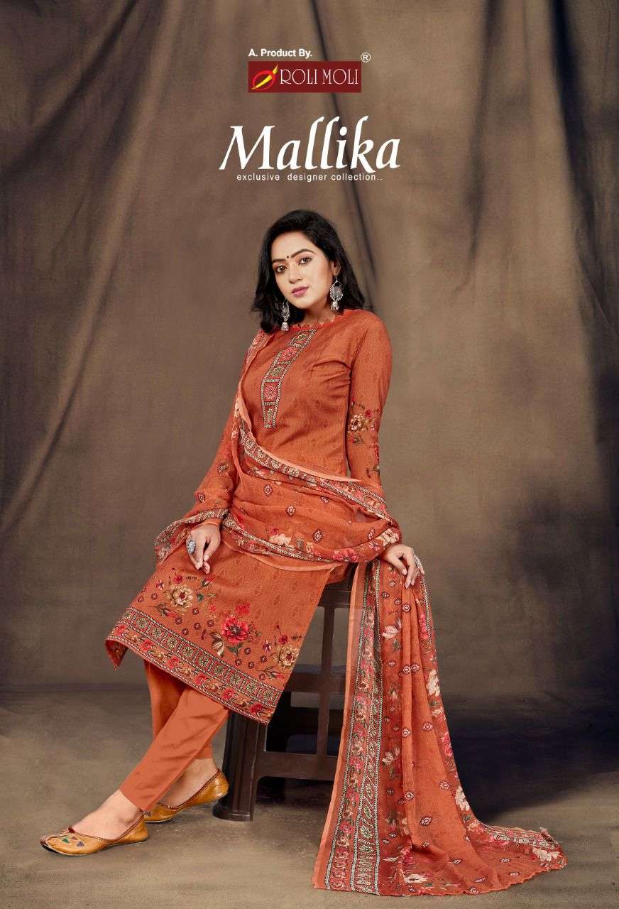 ROLI MOLI CREATION MALLIKA INDO AFFORDABLE PRICE SALWAR SUIT CATALOG