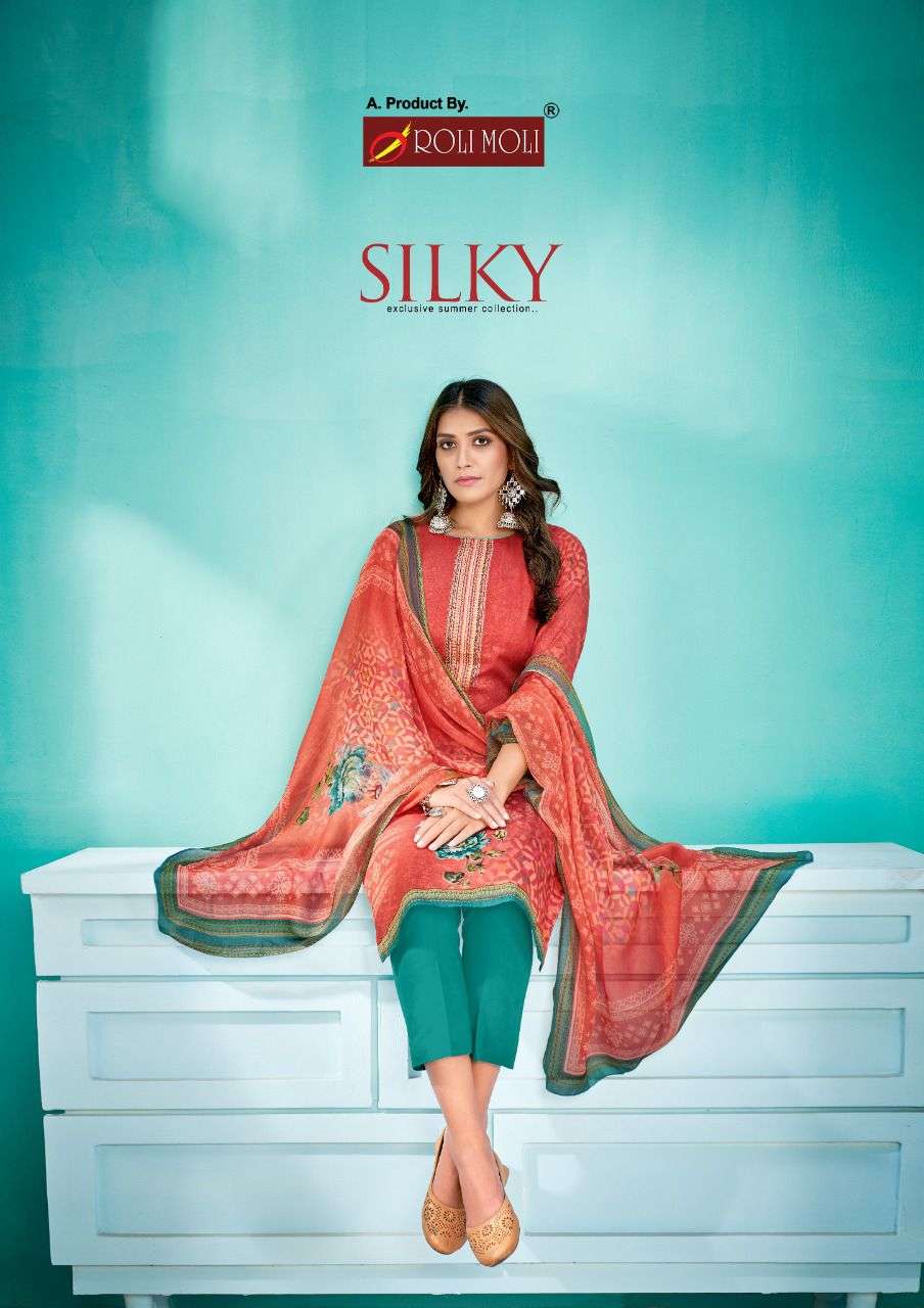 ROLI MOLI CREATION SILKY CAMRIC EXCLUSIVE PRINT SALWAR SUIT CATALOG