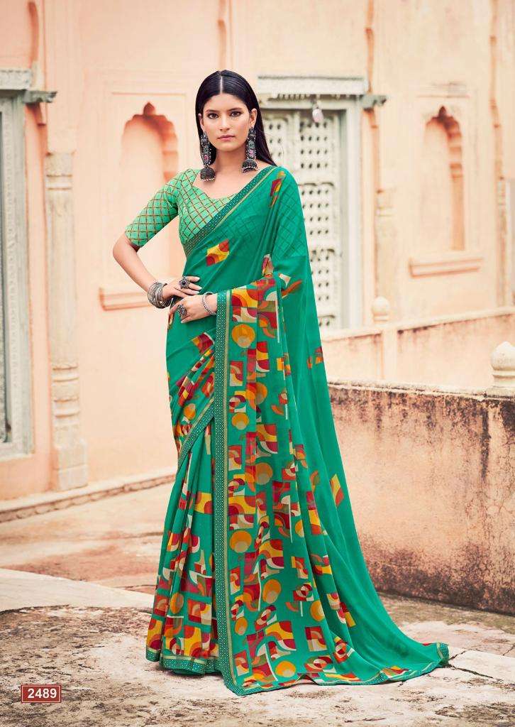 LT KASHVI CREATION SUPRIYA GEORGETTE EXCLUSIVE PRINT SAREE CATALOG