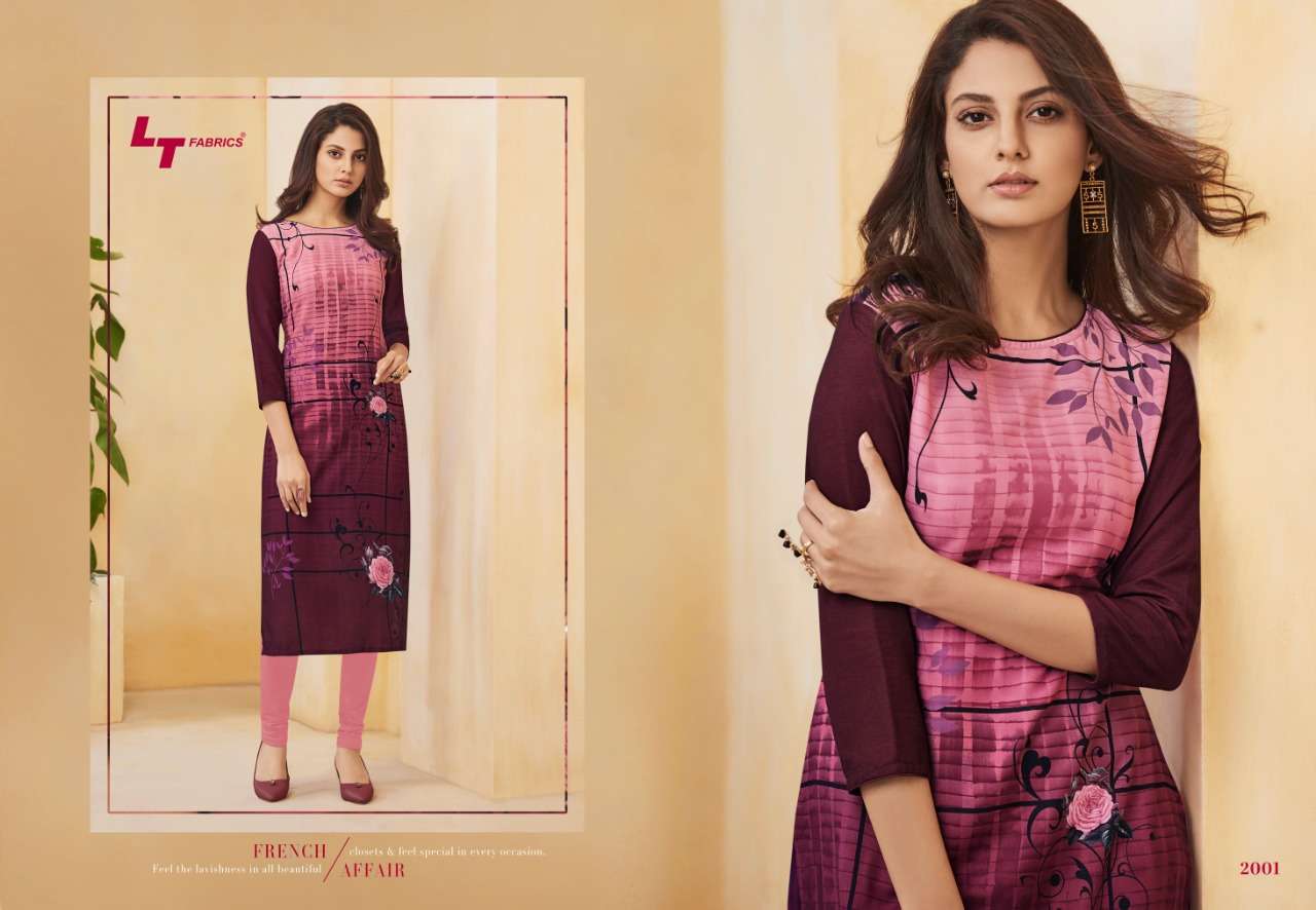 LT FABRICS AURA VOL 2 CASUAL DAILY WEAR KURTIS CONCEPT