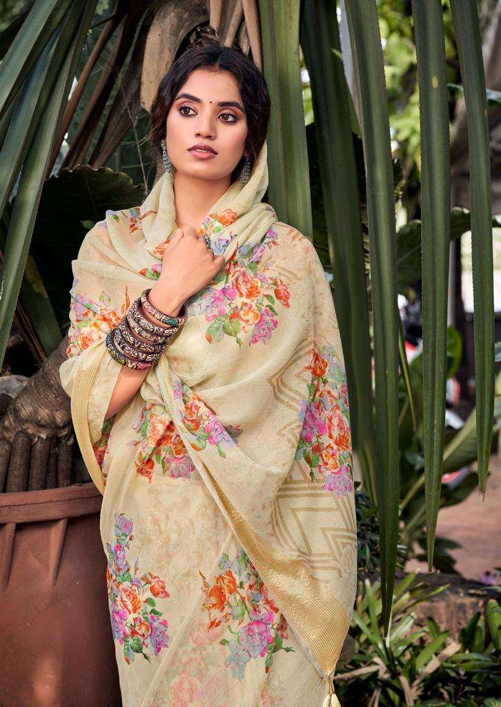 LT KASHVI CREATION SAHELI CHIFFON ATTRACTIVE LOOK SAREE CATALOG