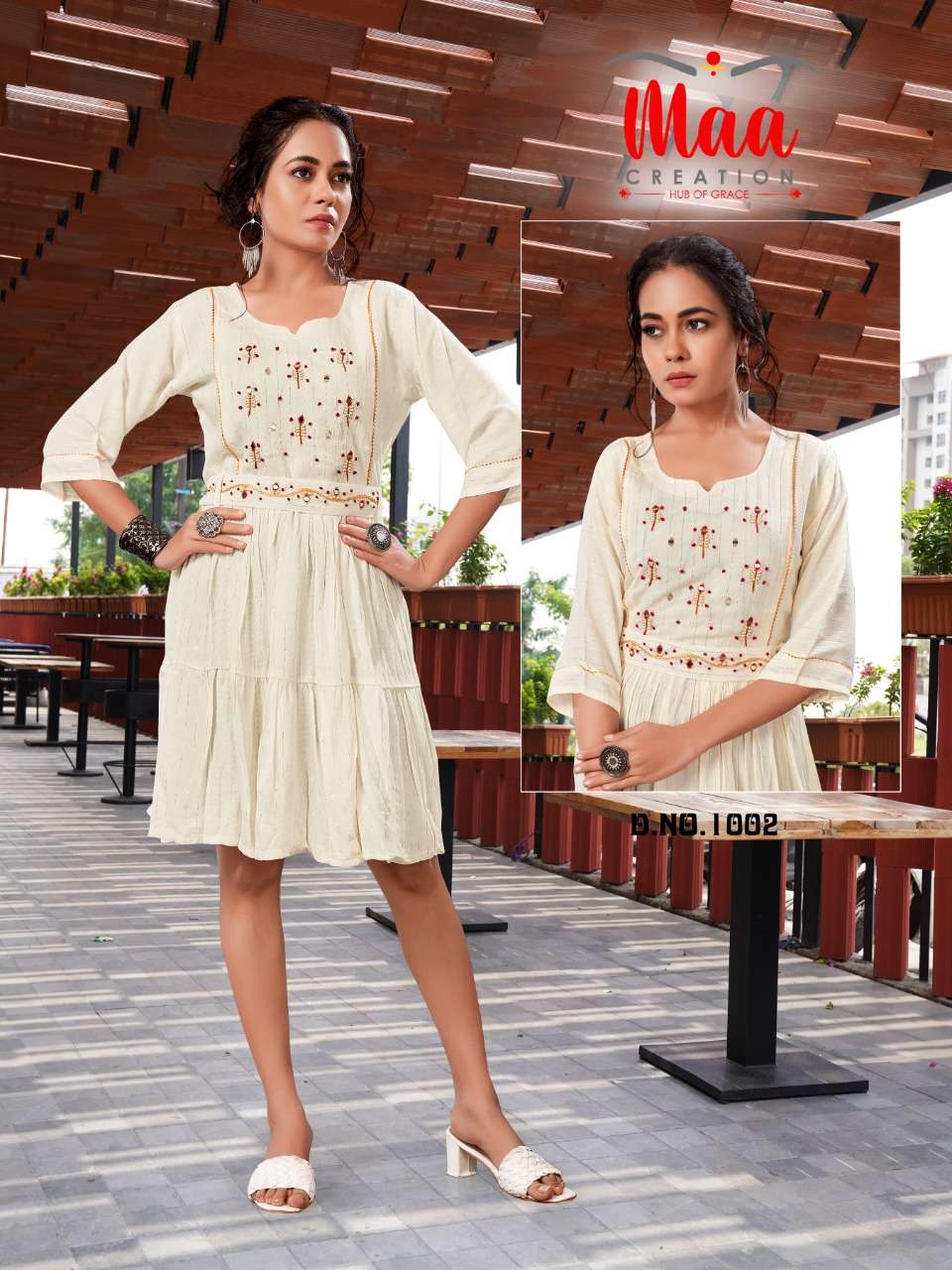 MAA CREATION TUNIC COTTON NEW AND MODERN STYLE KURTI CATALOG