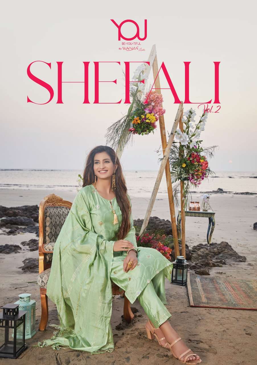 WANNA SHEFALI 2 CHANDERI ATTRACTIVE TOP WITH PANT AND DUPATTA CATALOG